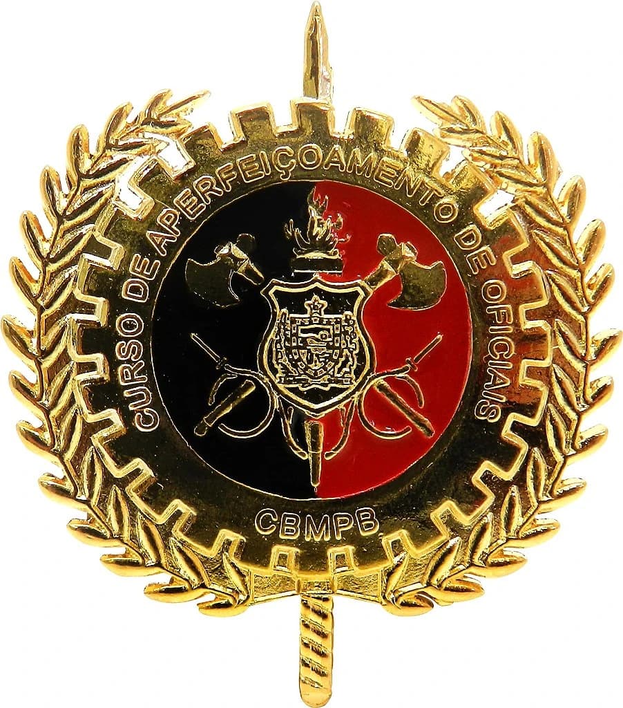 DISTINTIVO DE CURSO - APERFEIÇOAMENTO DE OFICIAIS / CBM PB — imagem 1