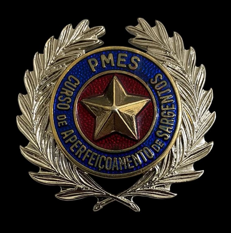 DISTINTIVO DE CURSO - APERFEIÇOAMENTO DE SARGENTOS / PM ES — imagem 1