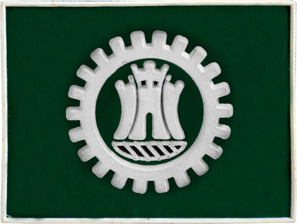 DISTINTIVO DE GOLA EMB. - EB ENGALHEIRO MILITAR — imagem 1