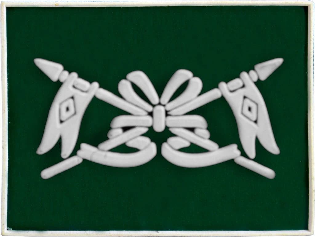 DISTINTIVO DE GOLA EMB. - EB CAVALARIA — imagem 1