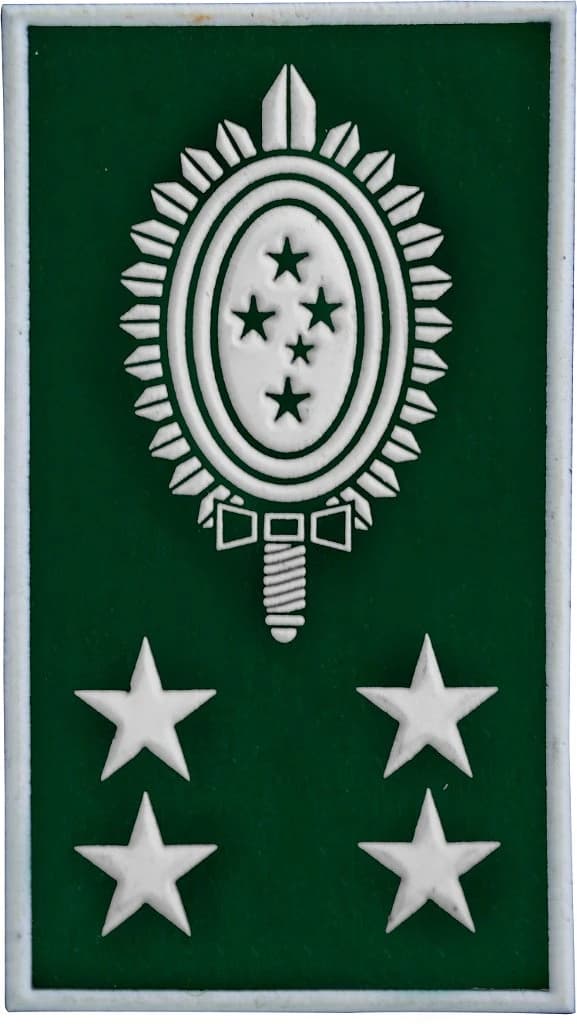 DISTINTIVO DE GOLA EMB. - EB GAL. EXÉRCITO — imagem 1