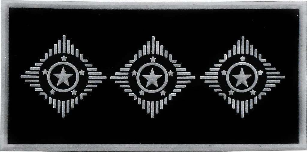 DISTINTIVO DE GOLA EMB. - CAPITÃO PM — imagem 1