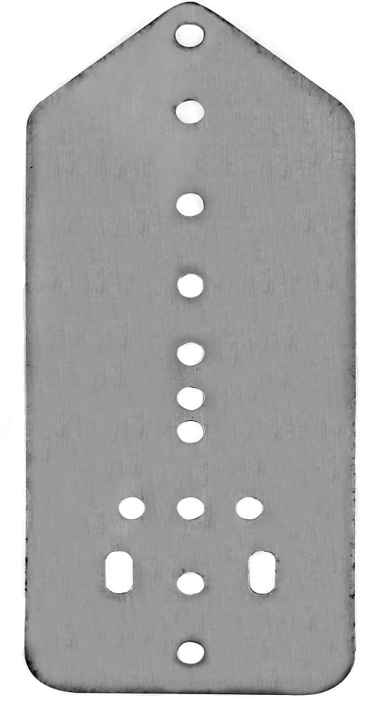 CHAPA PARA PLATINA 124X52MM — imagem 1