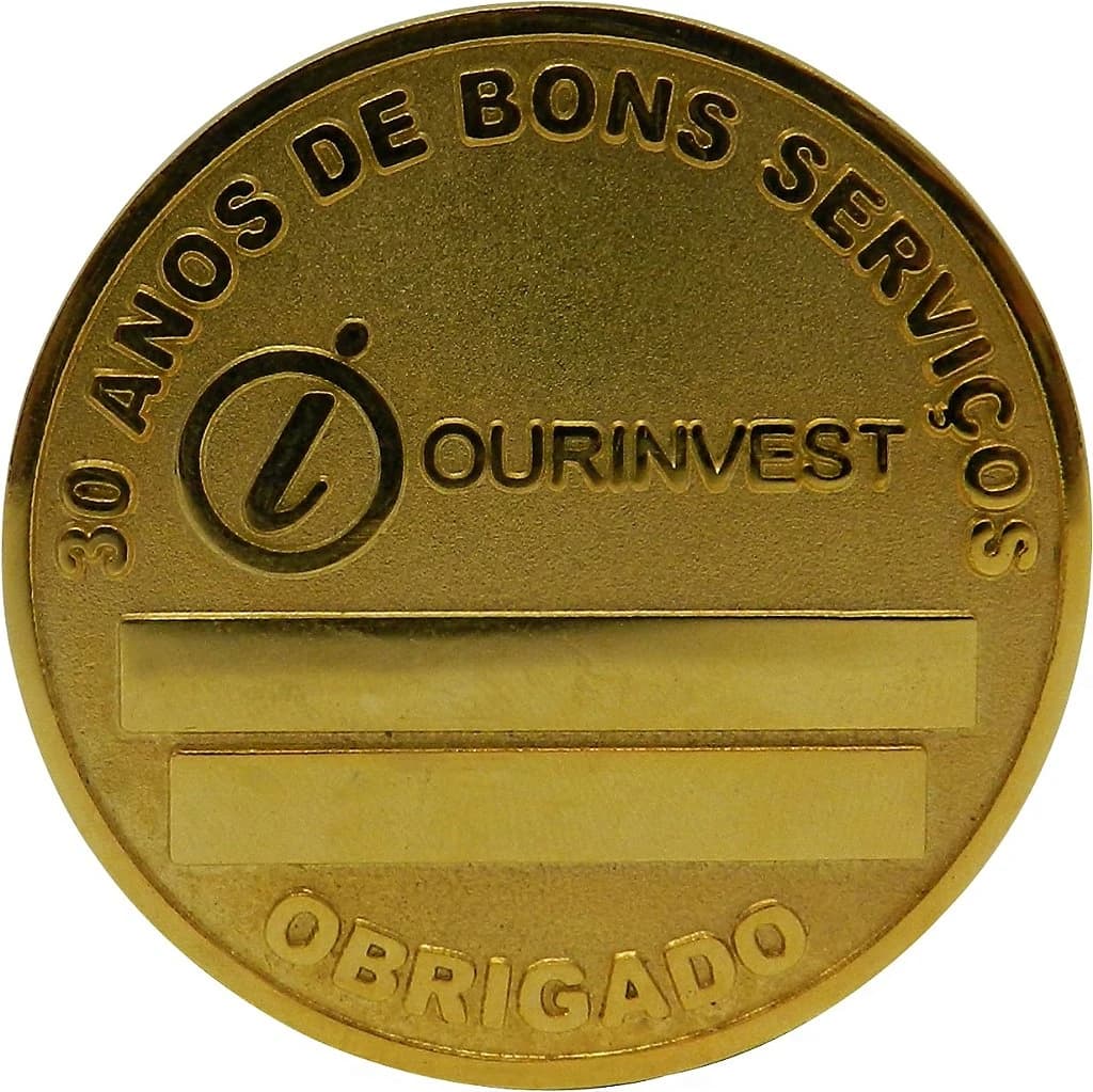 MEDALHA - OURINVEST 30 ANOS — imagem 1