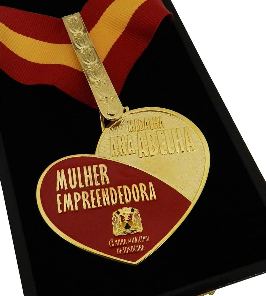 KIT MEDALHA - MULHER ANA ABELHA — imagem 1