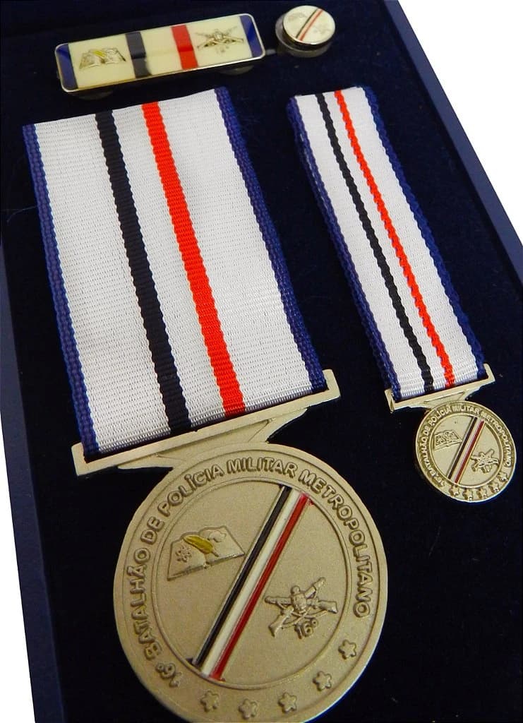 KIT MEDALHA - CINQUENTENÁRIO 16º BPM/M — imagem 1