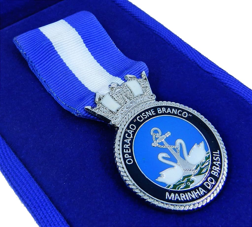MEDALHA - OPERAÇÃO CISNE BRANCO MARINHA — imagem 1