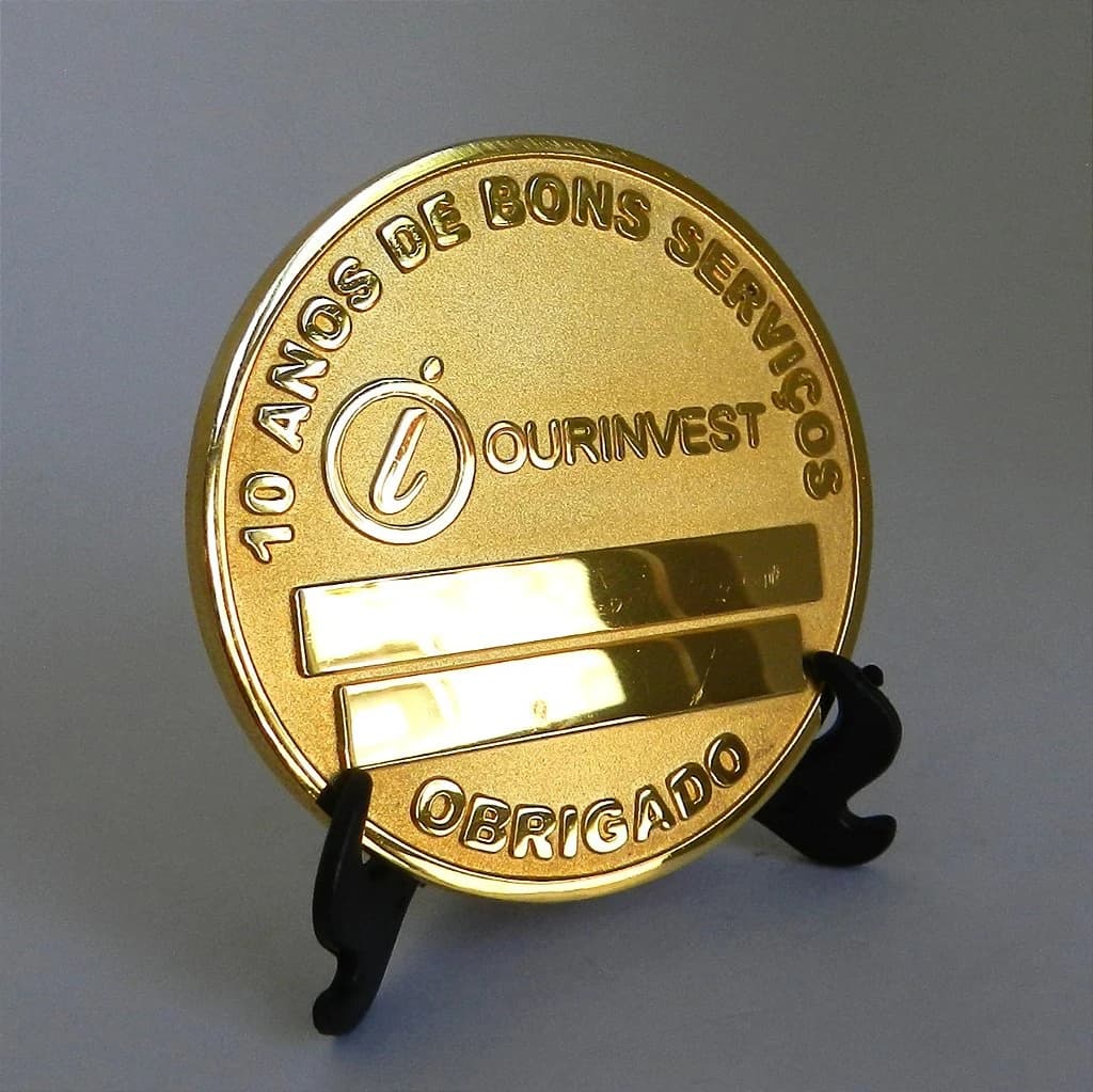 MEDALHA - OURINVEST 10 ANOS — imagem 1