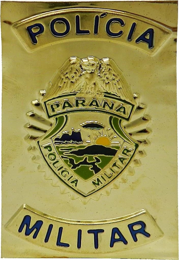 CHAPA CARTEIRA - POLÍCIA MILITAR PARANÁ — imagem 1