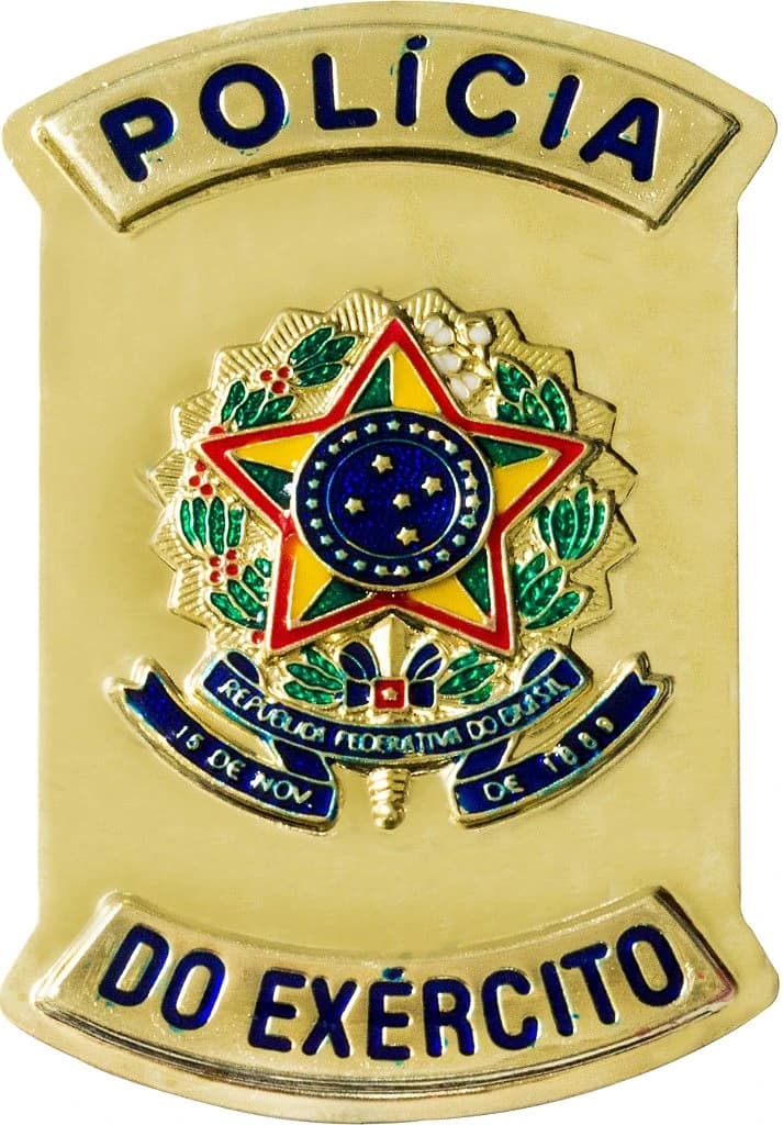 CHAPA CARTEIRA - POLÍCIA DO EXÉRCITO — imagem 1