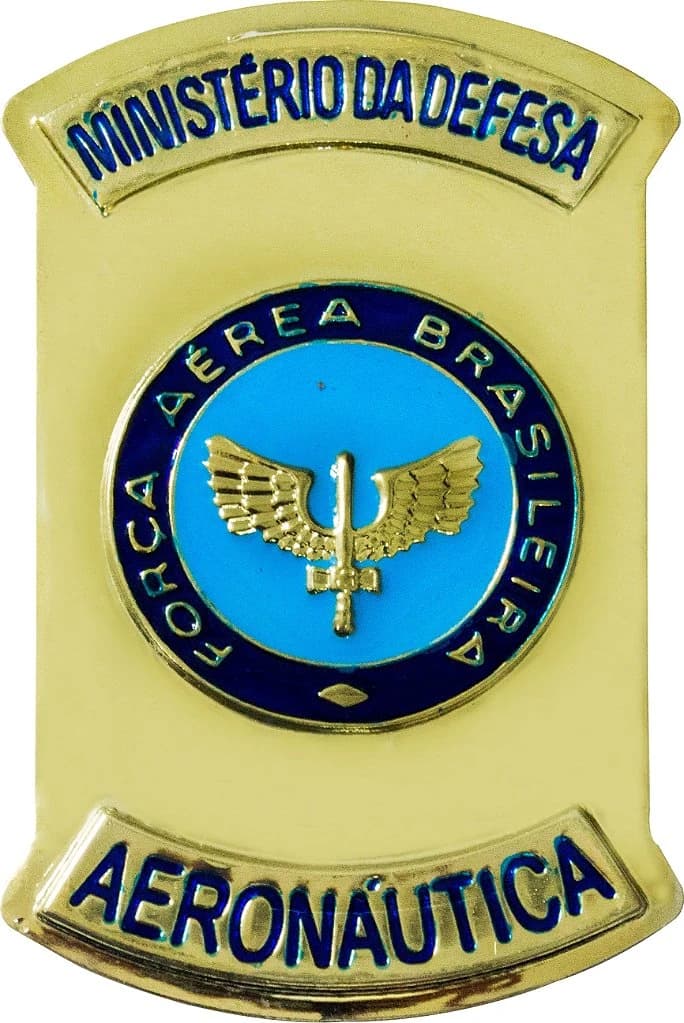 CHAPA CARTEIRA - MINISTÉRIO DA DEFESA AÉRONAUTICA — imagem 1