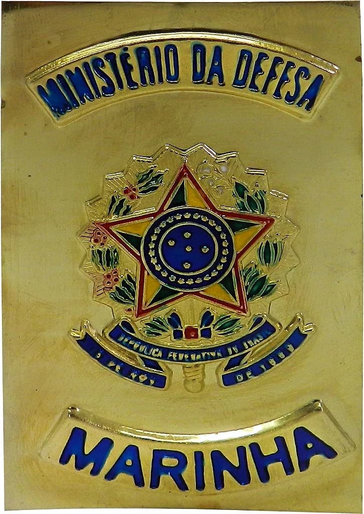 CHAPA CARTEIRA - MINISTÉRIO DA DEFESA MARINHA — imagem 1