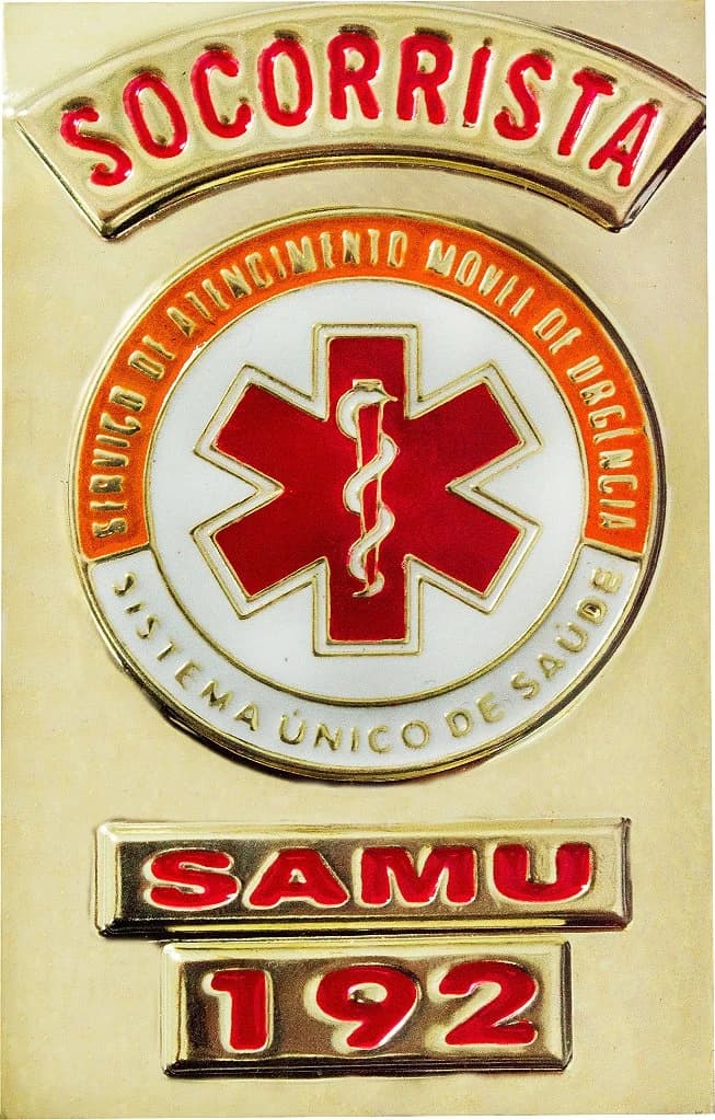 CHAPA CARTEIRA - SAMU — imagem 1