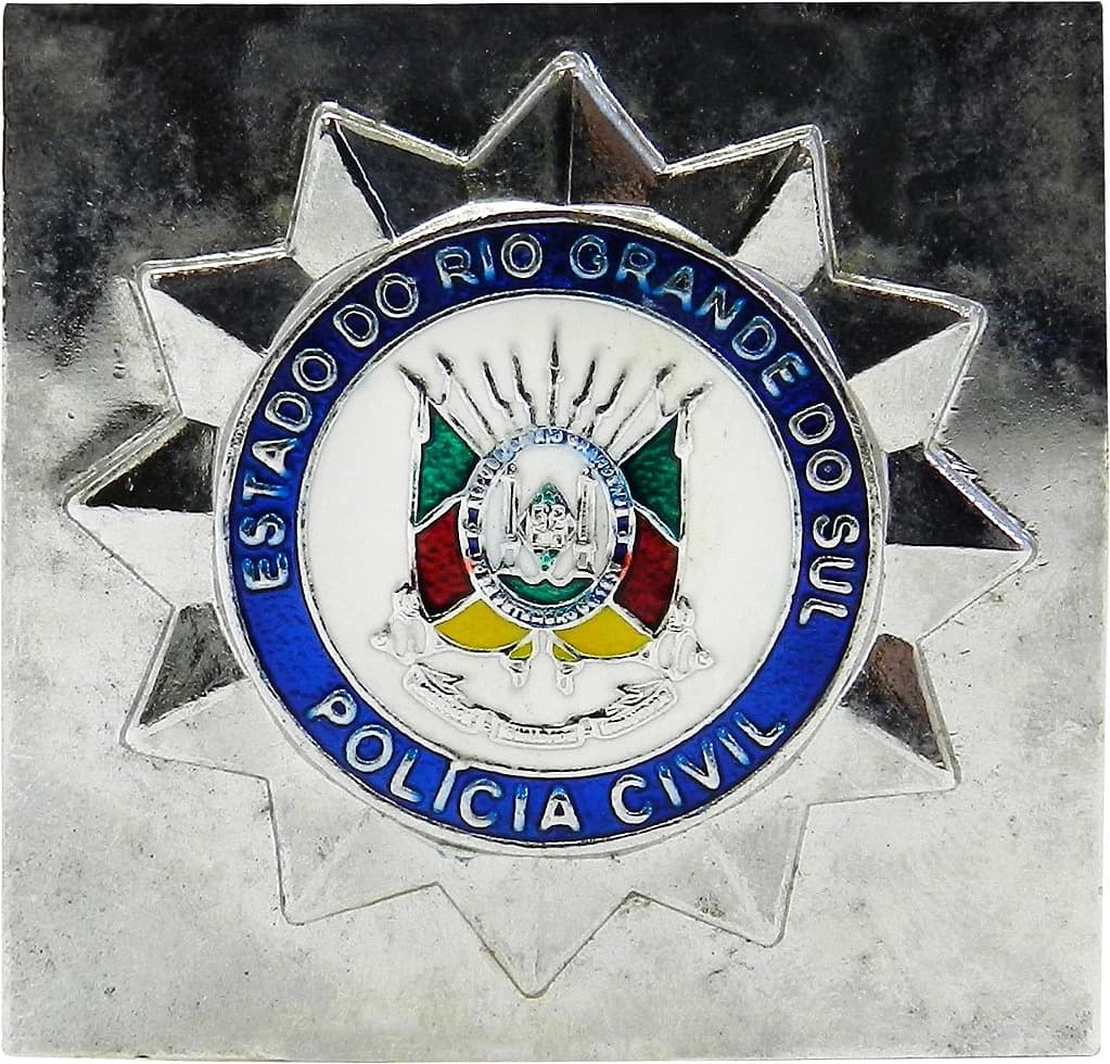 CHAPA CARTEIRA POLICIA CIVIL RS — imagem 1