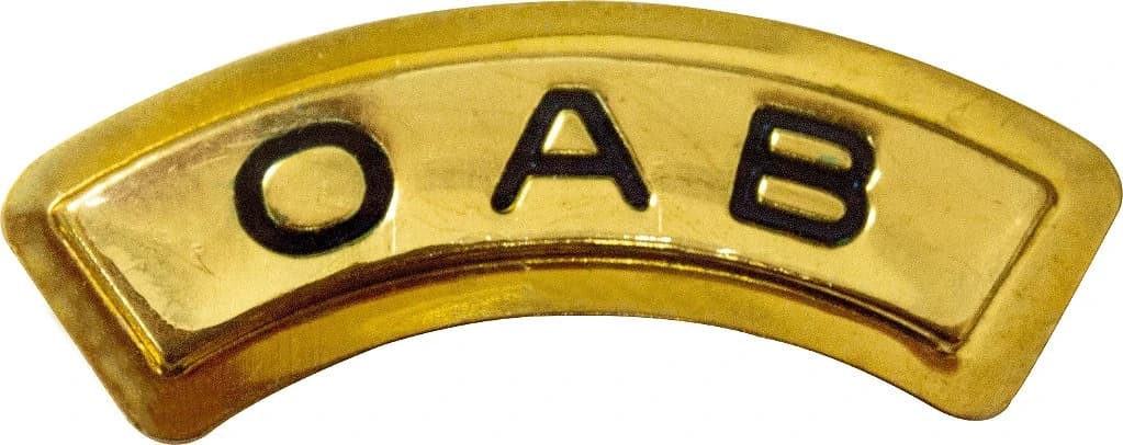FAIXA SUPERIOR CARTEIRA - OAB — imagem 1