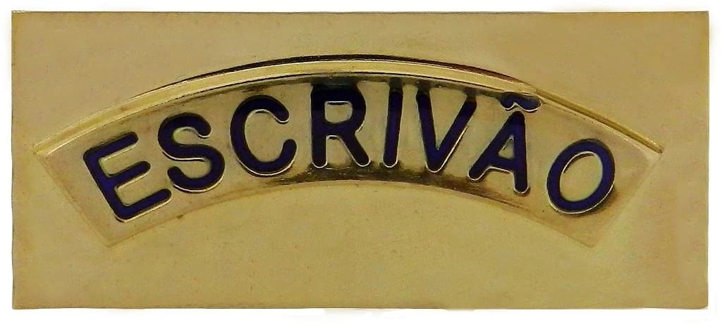 FAIXA SUPERIOR CARTEIRA - ESCRIVÃO — imagem 1