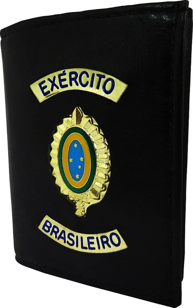 CARTEIRA COURVIN PRETO - EXÉRCITO BRASILEIRO — imagem 1