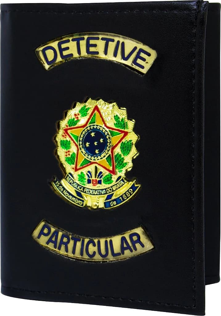 CARTEIRA COURVIN PRETO - DETETIVE PARTICULAR — imagem 1