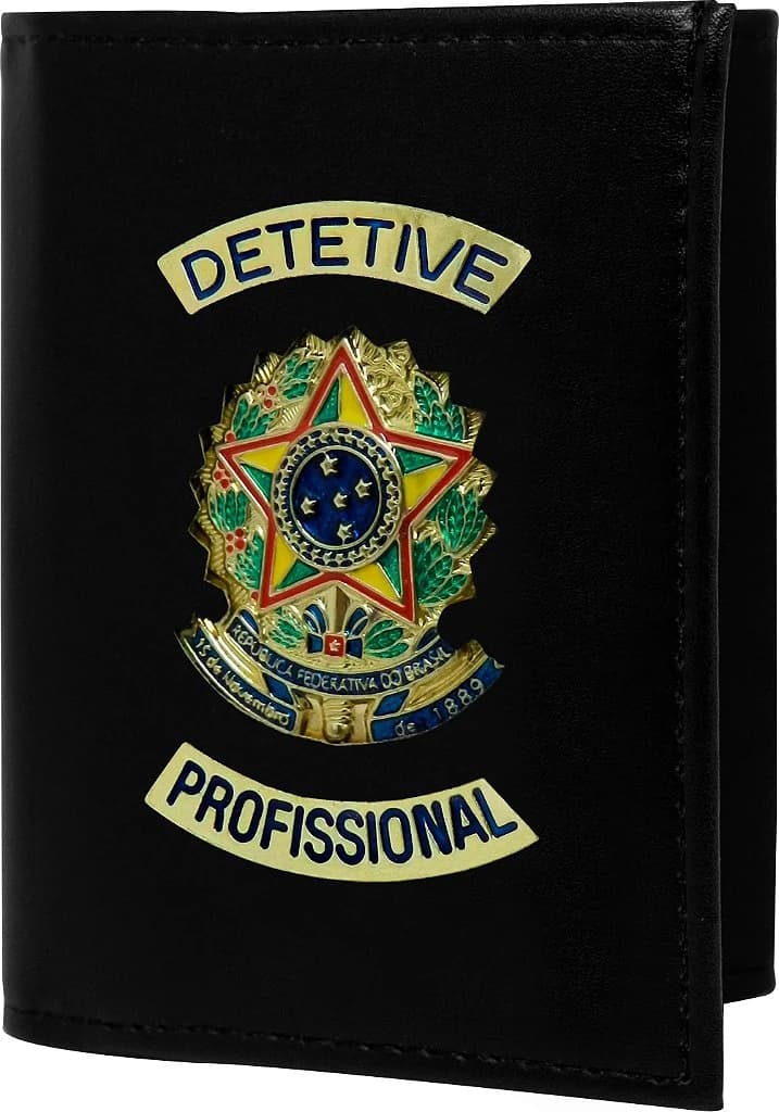 CARTEIRA COURVIN PRETO - DETETIVE PROFISSIONAL — imagem 1