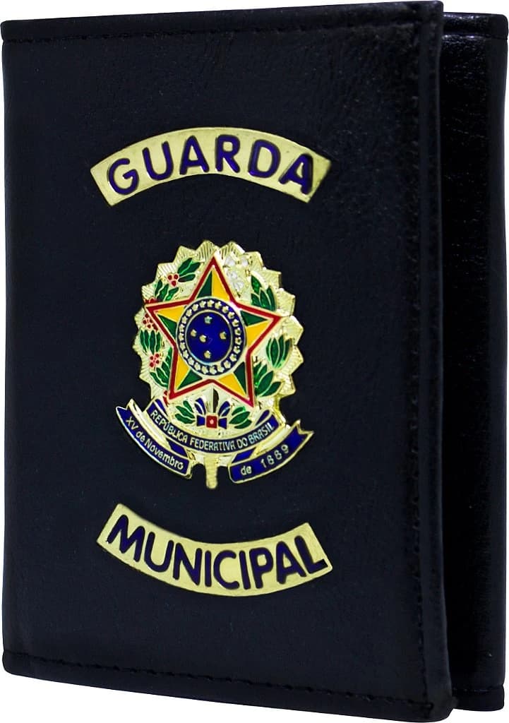 CARTEIRA COURVIN PRETO - GUARDA MUNÍCIPAL — imagem 1
