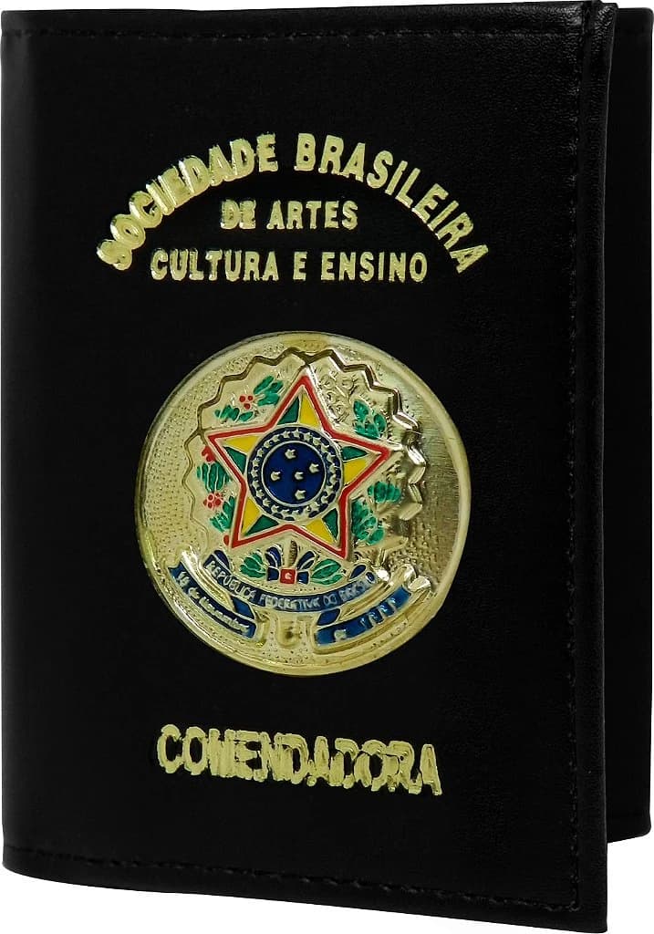 CARTEIRA COURVIN PRETO - COMENDADORA — imagem 1