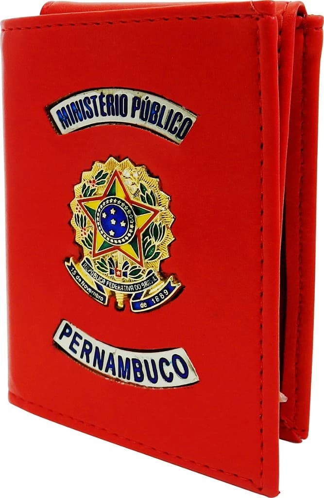 CARTEIRA COURVIN VERMELHO - MINISTÉRIO PÚBLICO PE — imagem 1