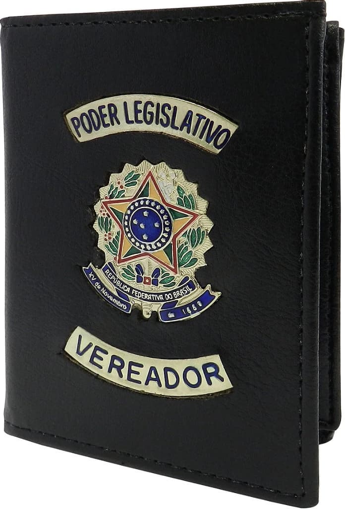 CARTEIRA COURVIN PRETO - PODER LEGISLATIVO VEREADOR — imagem 1