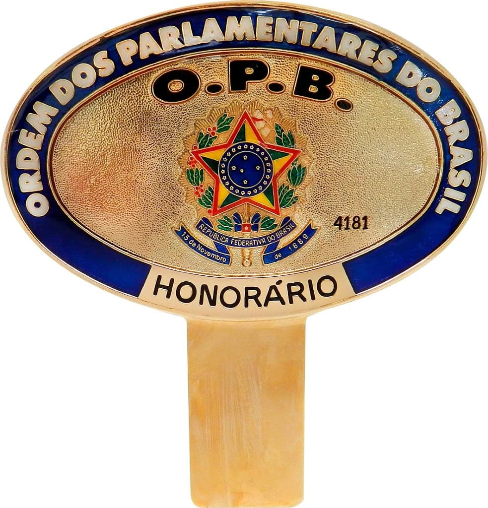 PLACA DE IDENTIFICAÇÃO INTERNA O.P.B. — imagem 1