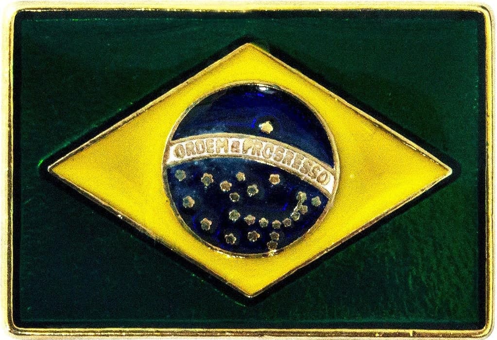 BOTTON - BANDEIRA BRASIL 10X15 mm — imagem 1