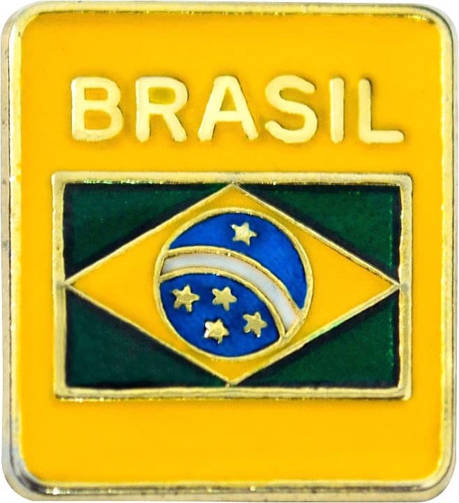 BOTTON - BRASIL / AMARELO — imagem 1