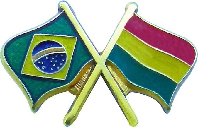 BOTTON - BANDEIRA BRASIL X BOLÍVIA — imagem 1