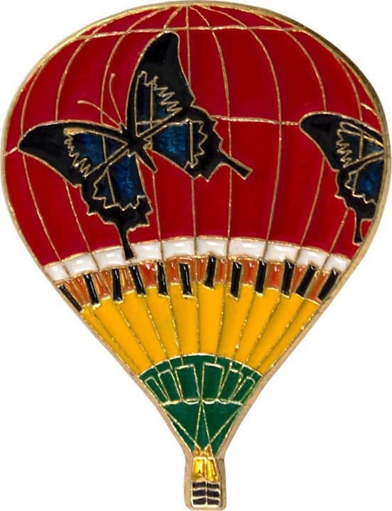 BOTTON - BALÃO COM BORBOLETA — imagem 1
