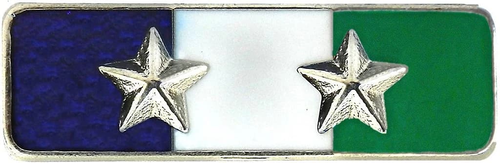 BARRETA - 2 ESTRELAS AZUL, BRANCO E VERDE — imagem 1