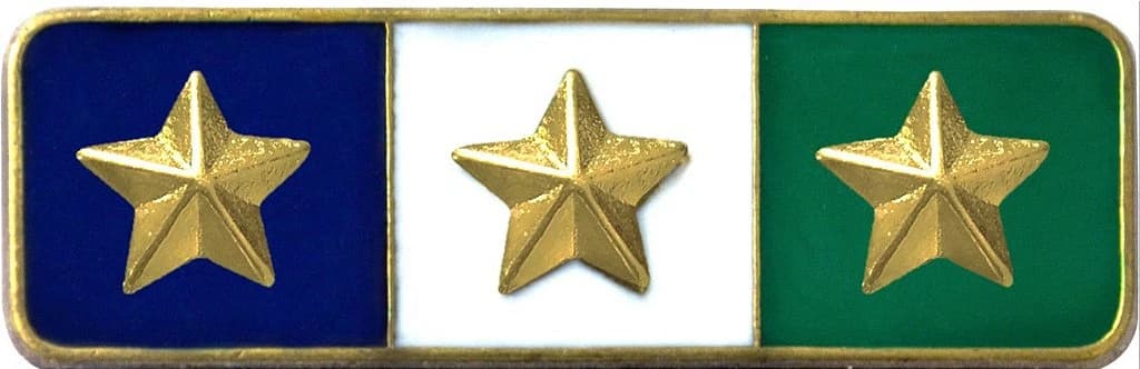 BARRETA - 3 ESTRELAS AZUL, BRANCO E VERDE — imagem 1