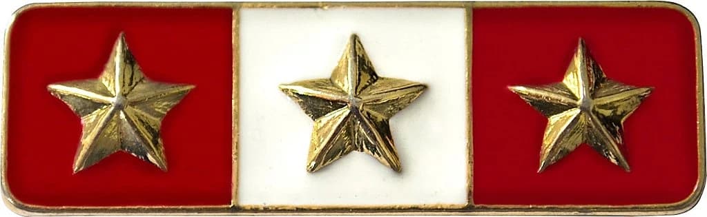 BARRETA - 3 ESTRELAS VERMELHO E BRANCO — imagem 1