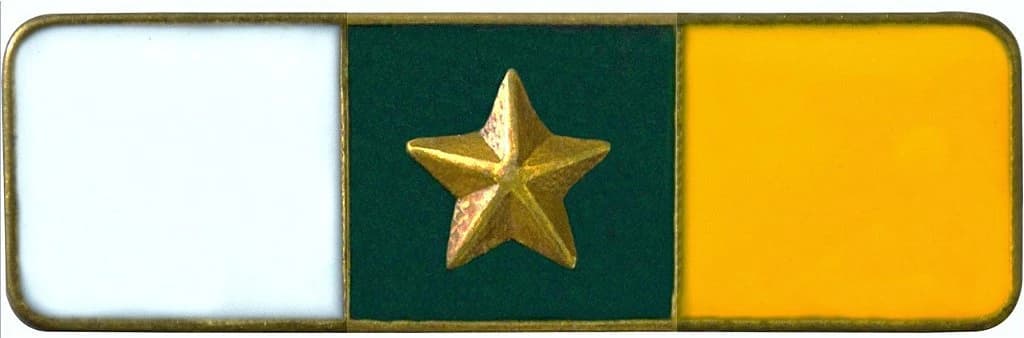 BARRETA - 1 ESTRELA BRANCO, VERDE E AMARELO — imagem 1