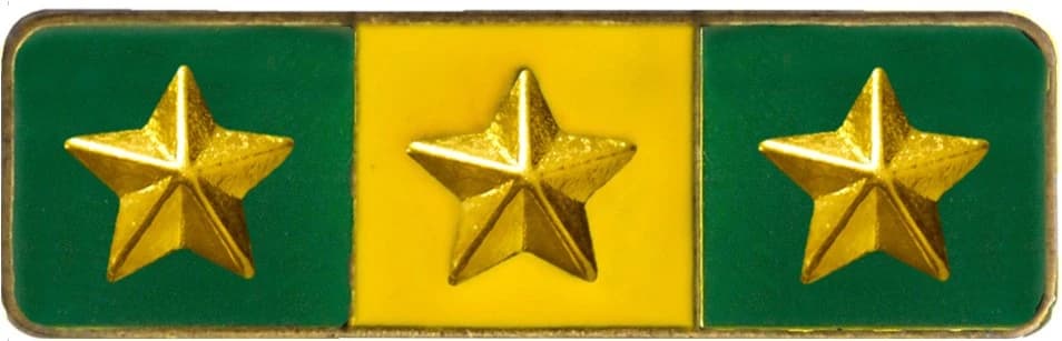 BARRETA - 3 ESTRELAS VERDE E AMARELO — imagem 1
