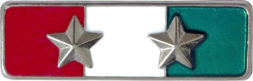 BARRETA - 2 ESTRELAS VERMELHO, BRANCO E VERDE — imagem 1