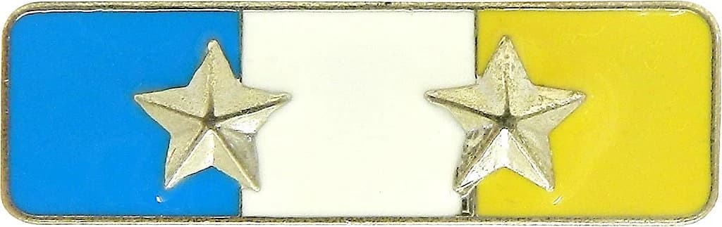 BARRETA - 2 ESTRELAS AZUL, BRANCO E AMARELO — imagem 1