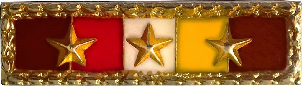 BARRETA - 3 ESTRELAS MARROM, VERMELHO, BRANCO, AMARELO E MARROM — imagem 1
