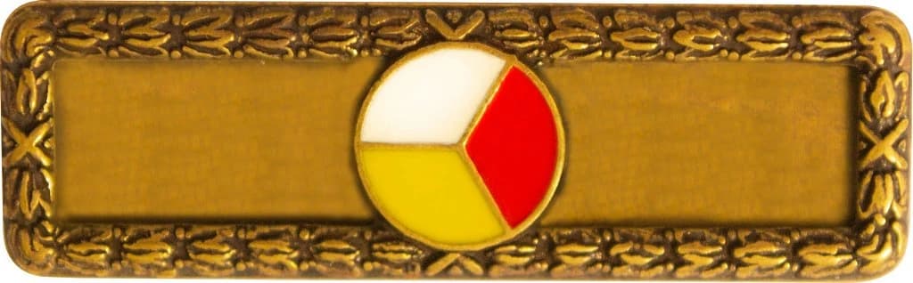 BARRETA - CÍRCULO AMARELO, BRANCO E VERMELHO — imagem 1