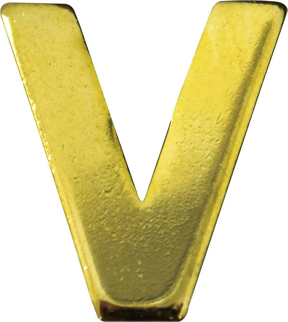LETRA 20mm - V — imagem 1