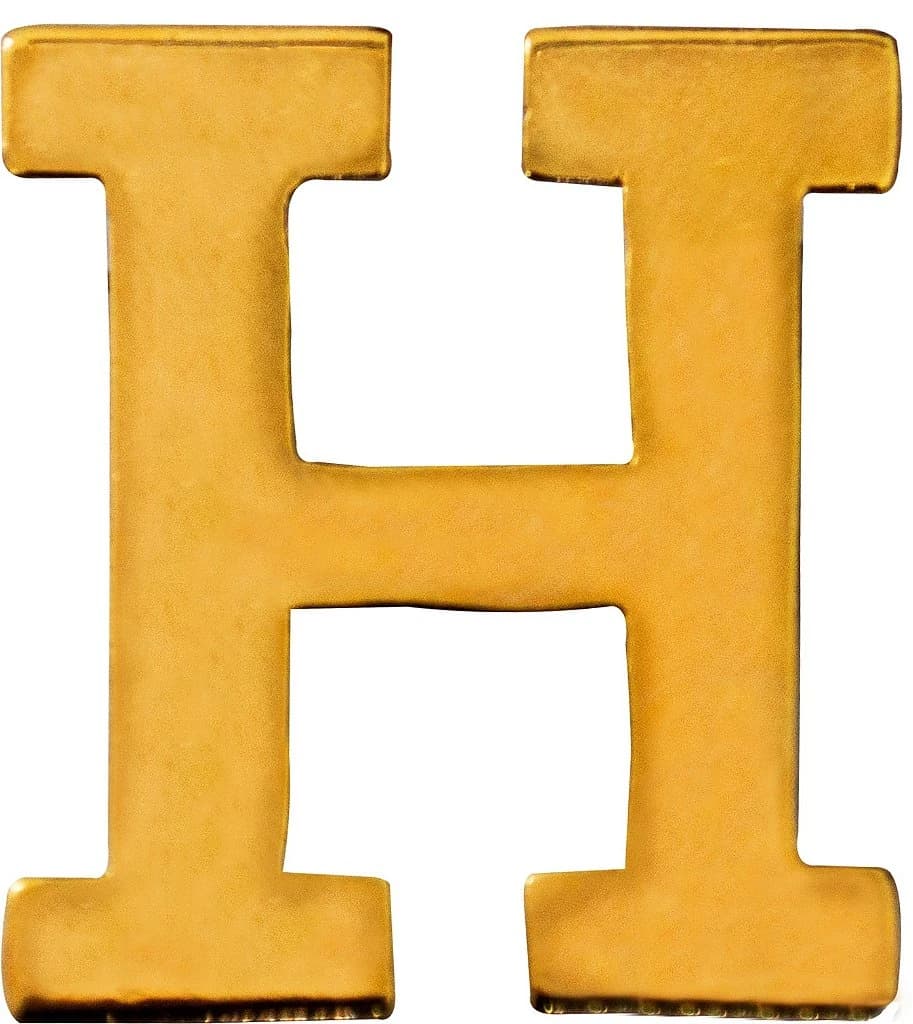 LETRA 30mm - H — imagem 1