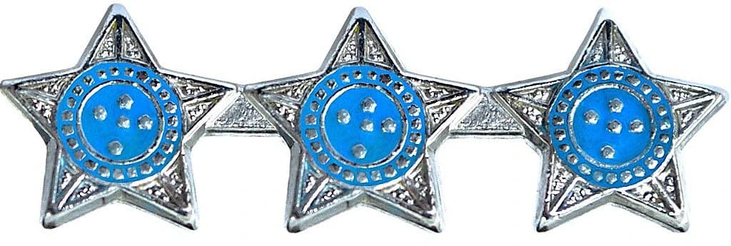 DIVISA DE GOLA - CAPITÃO 32X9,5mm — imagem 1