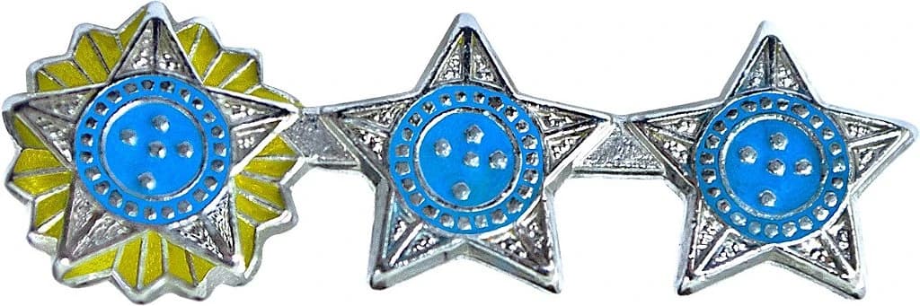 DIVISA DE GOLA - MAJOR 33X11mm — imagem 1