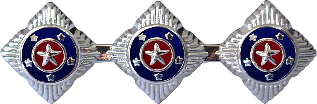 DIVISA DE GOLA - CAPITÃO 36X12mm — imagem 1