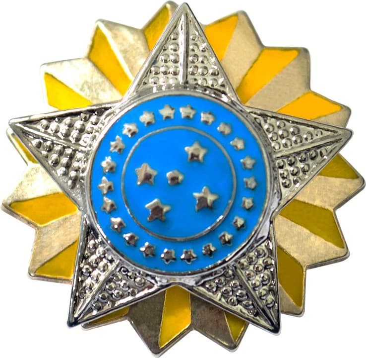 ESTRELA DE OMBRO - OF. SUPERIOR 30mm / EXÉRCITO BRASILEIRO — imagem 1