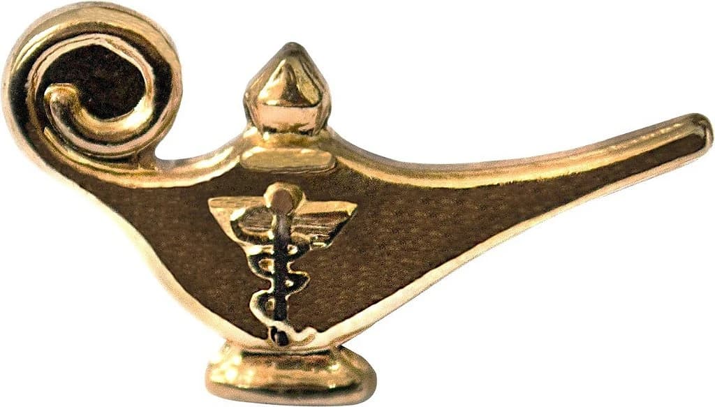 INSÍGNIA DE GOLA - EMFERMAGEM - LAMPARINA L.D — imagem 1