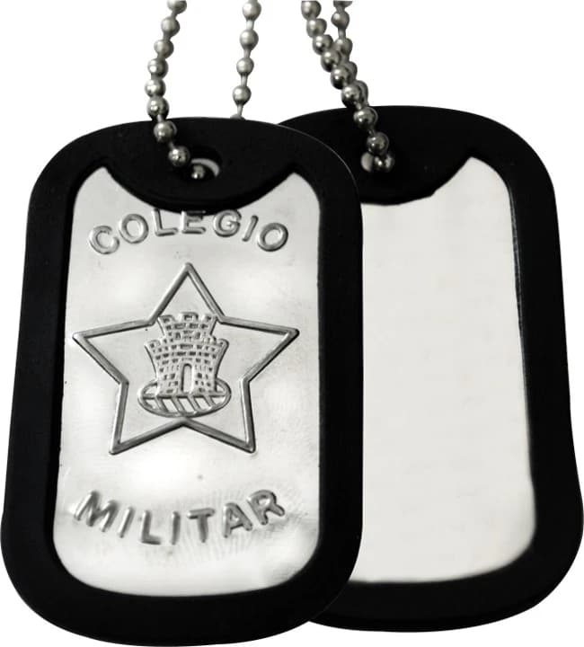 PLAQUETA DE IDENTIFICAÇÃO - COLÉGIO MILITAR — imagem 1