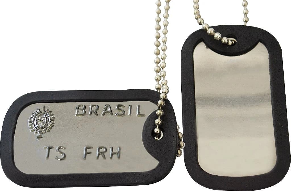 PLAQUETA DE IDENTIFICAÇÃO - EXÉRCITO / TS FR — imagem 1
